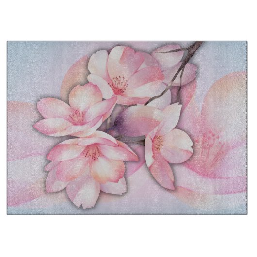 美しいさくらんぼ カッティングボード (正面)