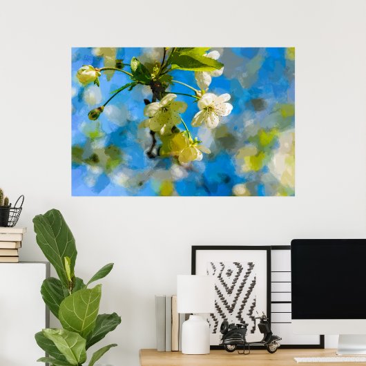 美しいさくらんぼ ポスター (ホームオフィス)