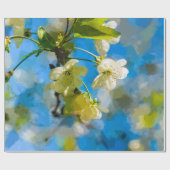 美しいさくらんぼ ラッピングペーパー (フラット)