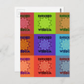 美しいすばらしい美ポップ・アートのしいアートプリント:豊かな ポストカード (正面/裏面)