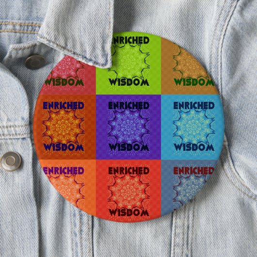 美しいすばらしい美ポップ・アートのしいアートプリント:豊かな 缶バッジ (インサイチュ)