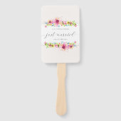 美しいたった今結婚しました結婚ズ |ハンドファン ハンドファン (正面)