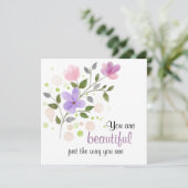 美しいですあなたが引用文のちょうど方法 カード (スタンド正面)