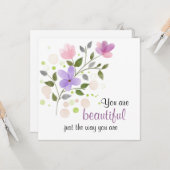 美しいですあなたが引用文のちょうど方法 カード (正面/裏面インサイチュ)