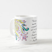 美しいです コーヒーマグカップ (正面左)