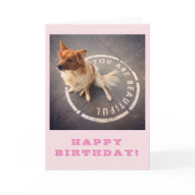 美しいです • ハッピーバースデー! (ピンク)