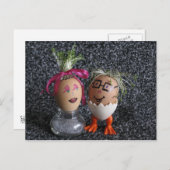 美しいとギークナス系イースターポストカード シーズンポストカード (正面/裏面)