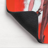 美しいとクランプスヴィンテージクリスマスクリスマス マウスパッド (コーナー)