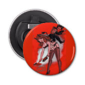 美しいとクランプスヴィンテージクリスマスクリスマス 栓抜き (正面)