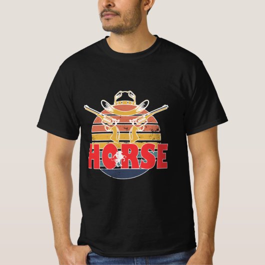 美しいとグレース・オブ・ウマヴィンテージ馬術 Tシャツ (正面)