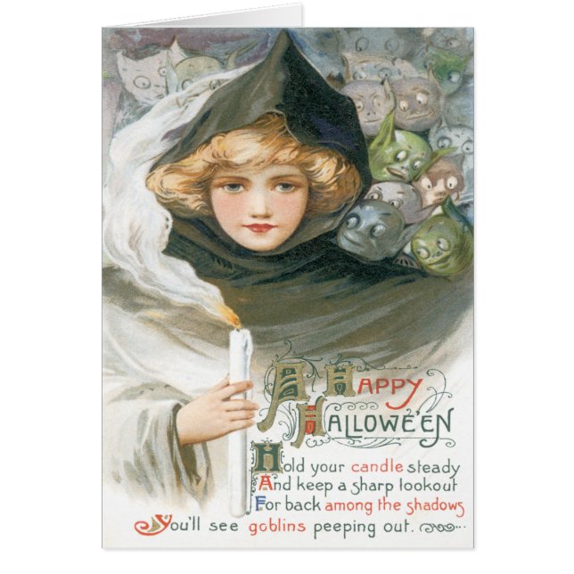 美しいとゴブリンヴィンテージカード (正面)