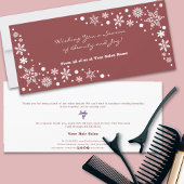 美しいとジョイの季節を祈るフラットカード