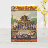 美しいとトーンで有名なパーカーのバンドオルガン カード (黄色い花)