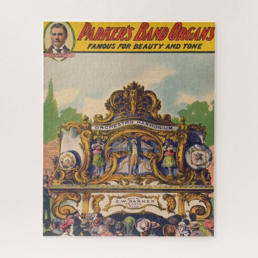 美しいとトーンで有名なパーカーのバンドオルガン ジグソーパズル (縦)
