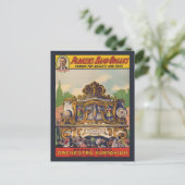 美しいとトーンで有名なパーカーのバンドオルガン ポストカード (スタンド正面)