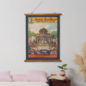 美しいとトーンで有名なパーカーのバンドオルガン 吊り下げ型タペストリー (寝室)