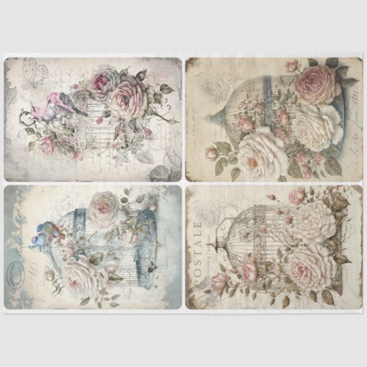 美しいとバードケージ 薄葉紙 (正面)