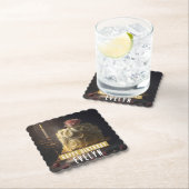 美しいとビーストお誕生日ケーキ- ペーパーコースター (インサイチュ)