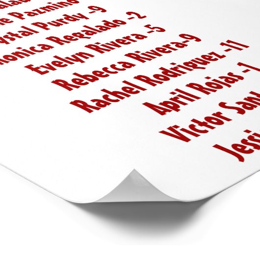 美しいとビーストのシーティングチャート ポスター (角)