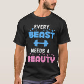 美しいとビーストシャツ Tシャツ (正面)