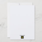 美しいとビーストスウィート16バラ招待状 招待状 (裏面)