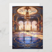 美しいとビーストスウィート16招待状 招待状 (正面/裏面)