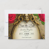 美しいとビーストスウィート16日付を保存 セーブザデート (正面)