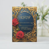 美しいとビーストスウィート16 RSVPカード (スタンド正面)