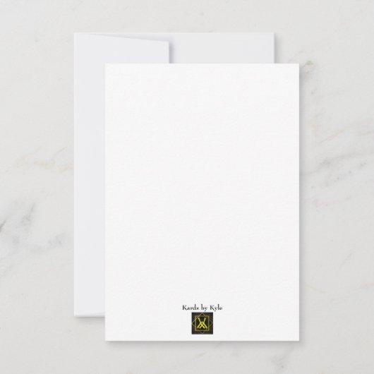 美しいとビーストスウィート16 RSVPカード (裏面)