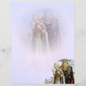 美しいとビーストステーショナリー紙 (裏面)