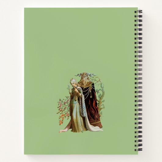 美しいとビーストスパイラルノート ノートブック (裏面)