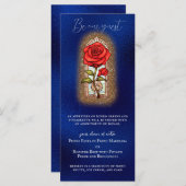 美しいとビーストフェアユタレバラオンブルー メニュー (正面/裏面)