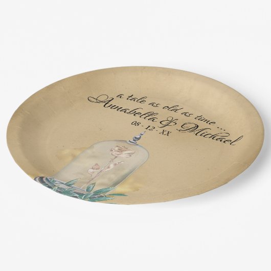 美しいとビーストフェアユタレバラ ペーパープレート (アングル)