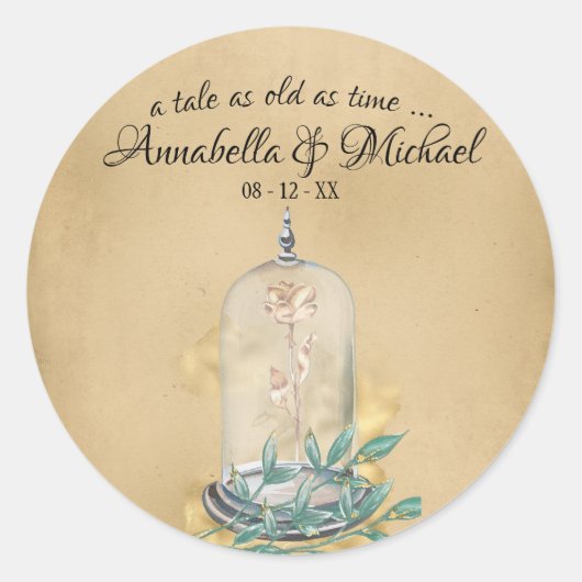 美しいとビーストフェアユタレバラ ラウンドシール (正面)