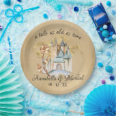 美しいとビーストフェアユタールキャッスルアンドバラ ペーパープレート (パーティー)