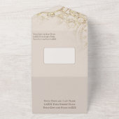 美しいとビーストフェアリーテイルテーマ オールインワン招待状 (外側)