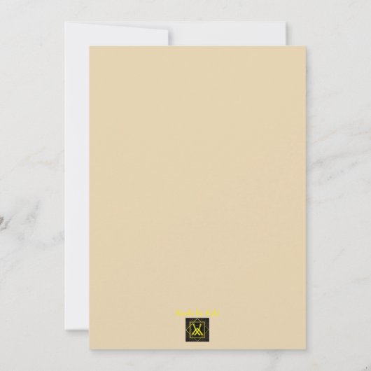 美しいとビーストレッドローズスウィート16招待状 招待状 (裏面)