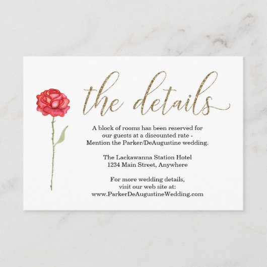 美しいとビースト情報エンクロージャカード エンクロージャーカード (正面)