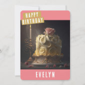 美しいとビースト誕生日カード シーズンカード (正面)