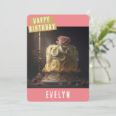 美しいとビースト誕生日カード シーズンカード (スタンド正面)