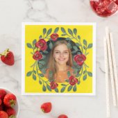 美しいとビースト赤いバラの写真オンイエロー (インサイチュ)