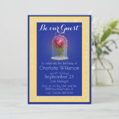 美しいとビースト魔法バラオンブルーとイエロー 招待状 (スタンド正面)