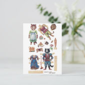 美しいとビースト、紙ドール、ルイワーイン ポストカード (スタンド正面)