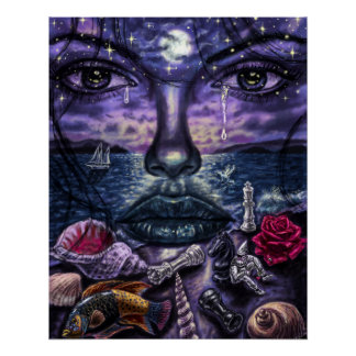 美しいとビーチ ポスター