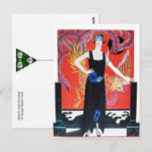 美しいとフェニックス、ファッションデザイナーメイクアップアーティスト ポストカード (正面/裏面)