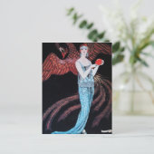 美しいとフェニックス、ファッションデザイナーメイクアップアーティスト ポストカード (スタンド正面)