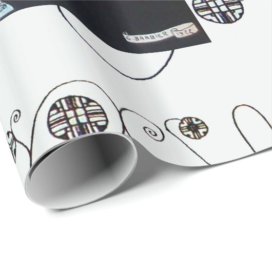 美しいとフェニックス、ファッションデザイナーメイクアップアーティスト ラッピングペーパー (ロールコーナー)