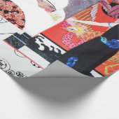 美しいとフェニックス、ファッションデザイナーメイクアップアーティスト ラッピングペーパー (角)