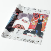 美しいとフェニックス、ファッションデザイナーメイクアップアーティスト ラッピングペーパー (アンロールド)