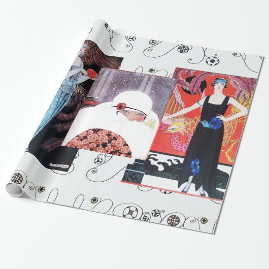 美しいとフェニックス、ファッションデザイナーメイクアップアーティスト ラッピングペーパー (アンロールド)
